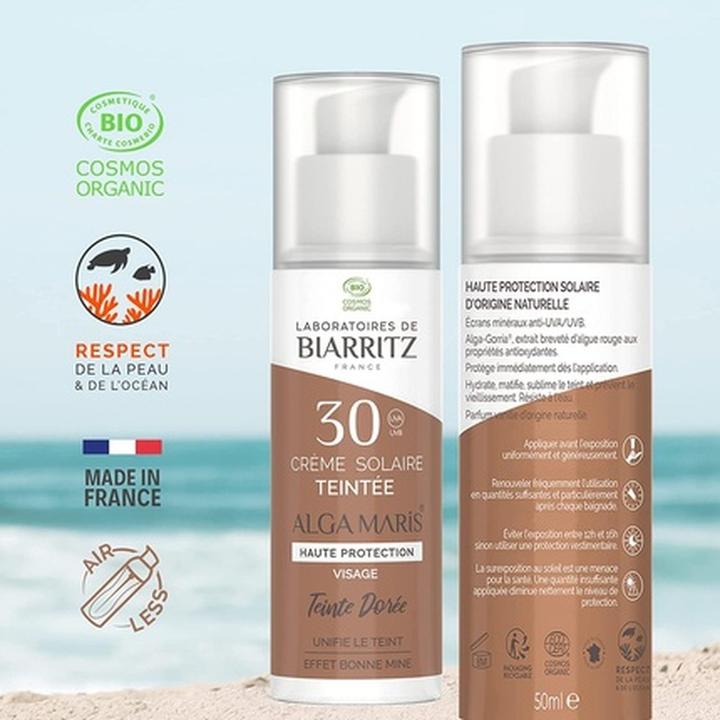 Actual product image Laboratoires de Biarritz Alga Maris (Sun cream face, SPF 30, 50 ml, 87 g)