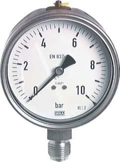 Produktbild Landefeld MS 6100 ES Chemie-Manometer senkrecht senk.100mm 0-6bar