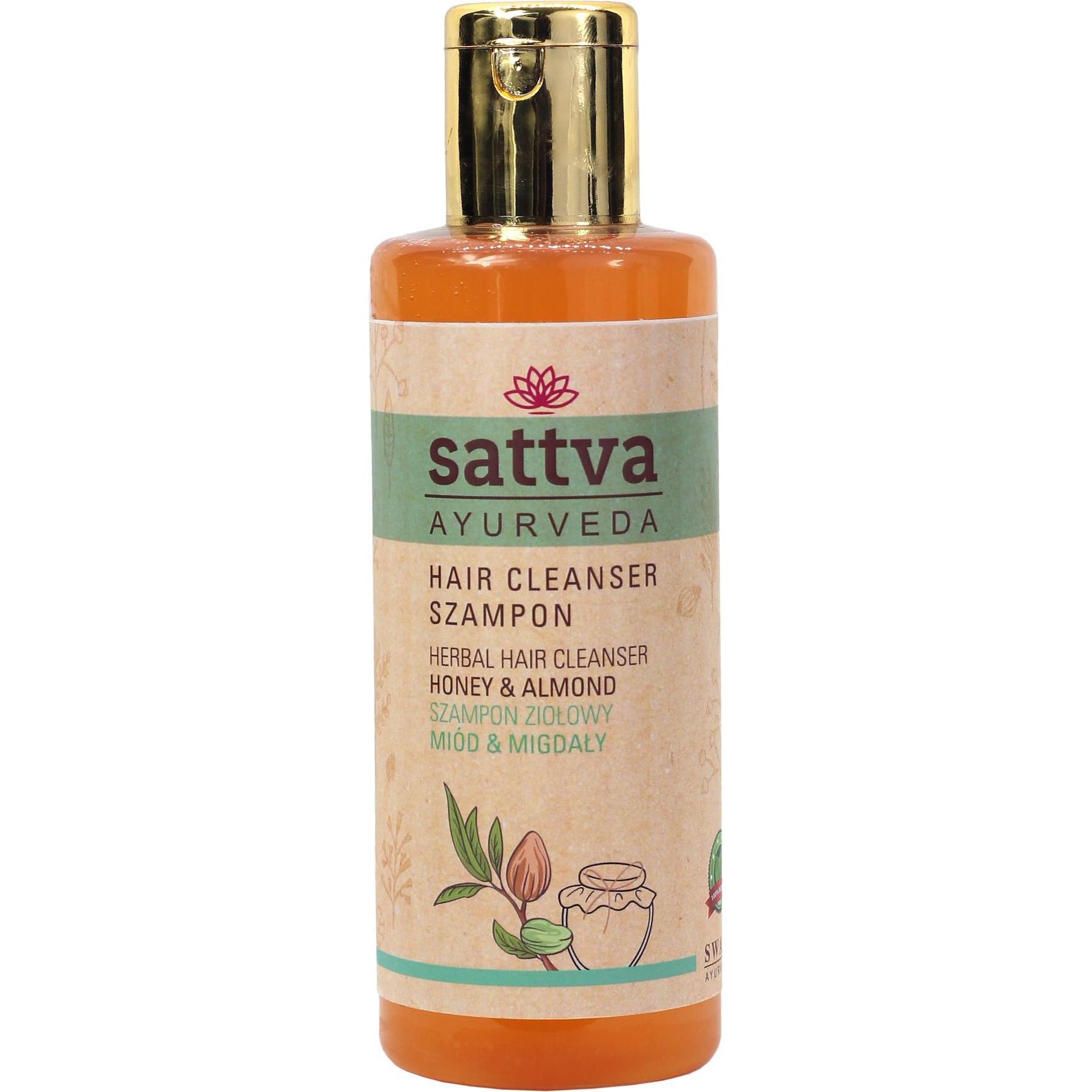 Sattva Ayurveda, Shampoo, Shampoo per capelli alle erbe e mandorle 210 ml - Sattva (210 ml, Shampoo liquido)