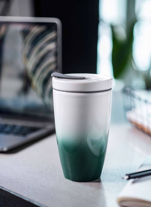 Immagine prodotto Like. by Villeroy & Boch Tazza Green Coffee To Go (350 ml, 1 x)