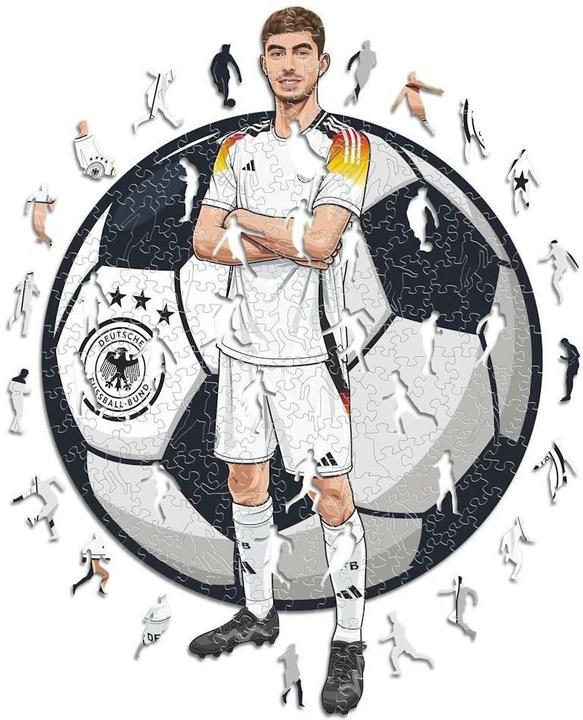 Iconic Kai Havertz (Deutsche Nationalmanschaft) - Holz Puzzle Grösse M (270 Teile) (270 Teile)