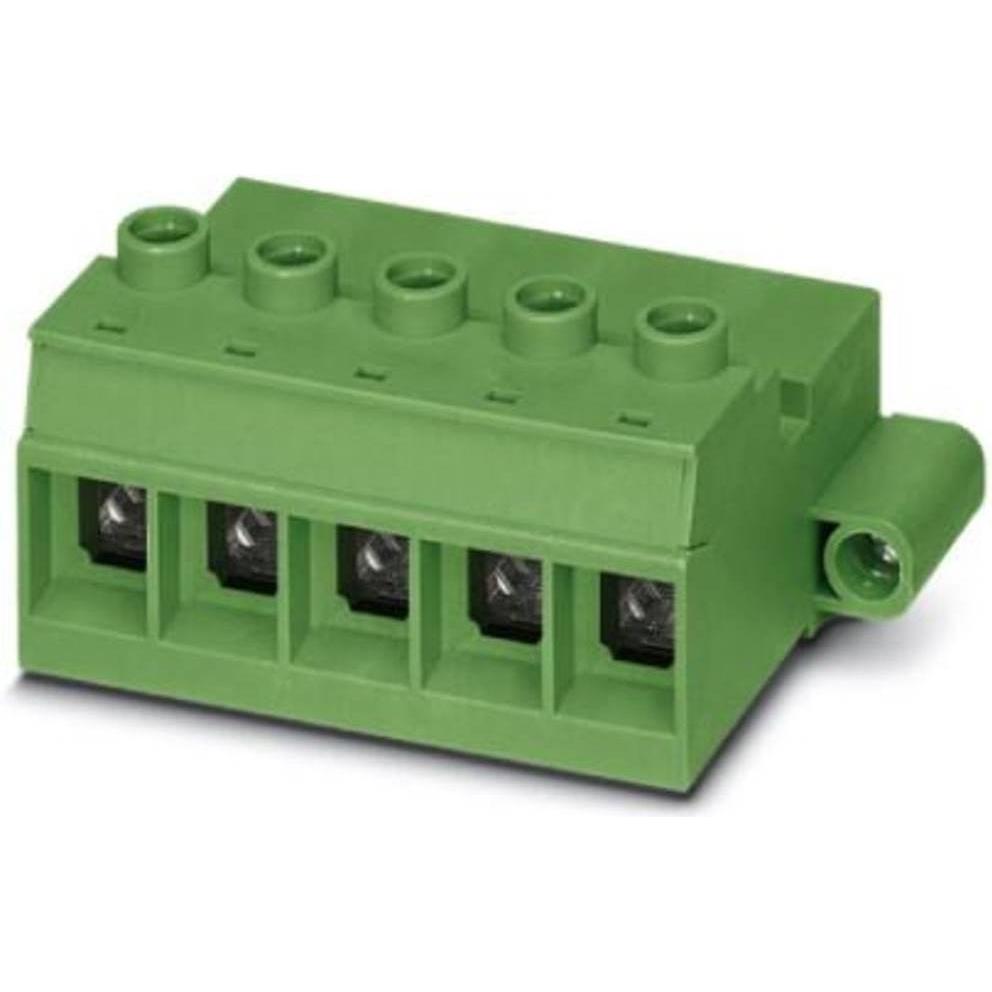Phoenix Contact Connettori PCB PHOE, Cavo + Spina elettrica, Verde