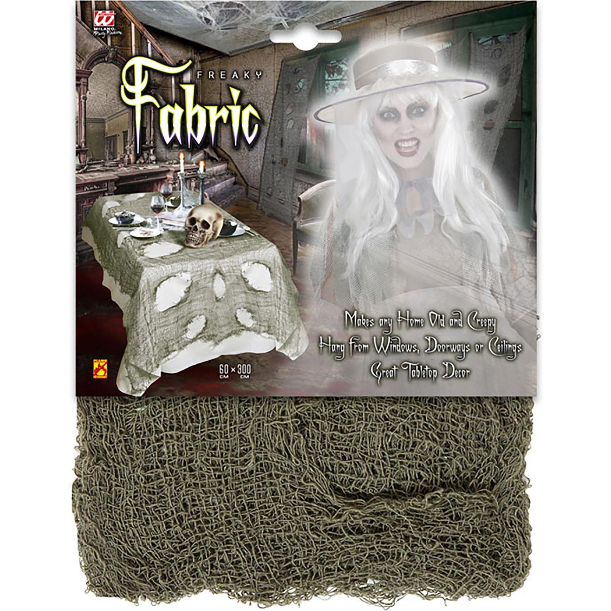 Widmann Decorazione Tessuto Horror: Drappo Spettrale 60x300cm