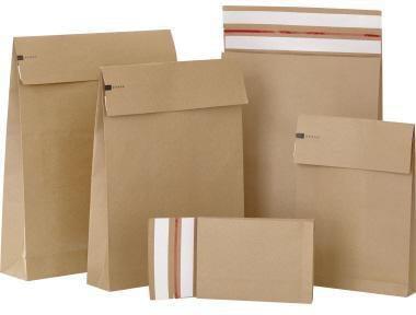 Produktbild e-Green Faltentasche 00069116 KB 400x500x100+100mm br 100 St./Pa (100 x)