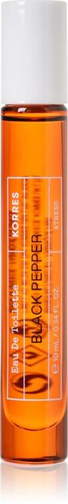 Actual product image Korres Black Pepper Eau de Toilette 10ml (Eau de toilette, 10 ml)