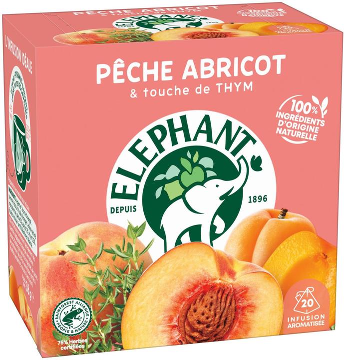 Produktbild Elephant Infusion Péche Abricot (38 g)