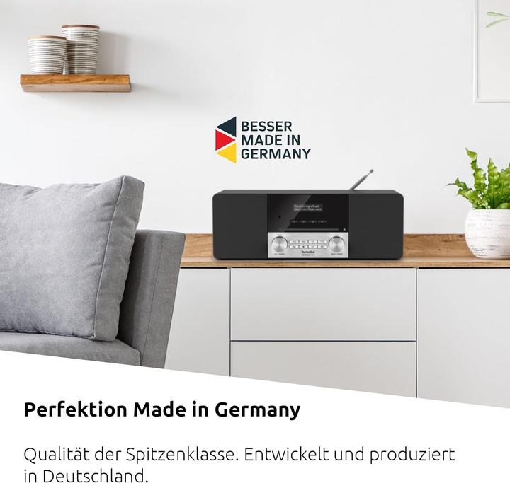 Produktbild TechniSat DigitRadio 3 ASA schwarz/silber (DAB+, FM, Bluetooth)