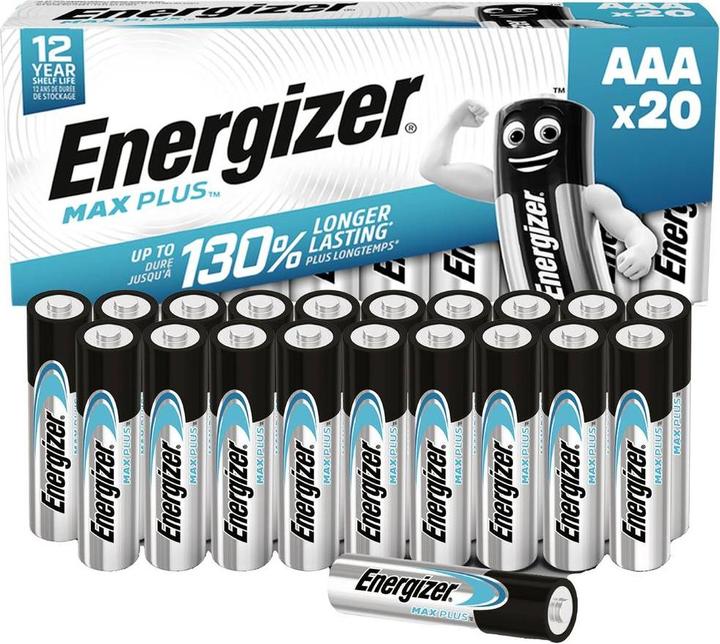 Actual product image Energizer Max Plus Micro (AAA) 20 pieces (20 pcs., AAA)