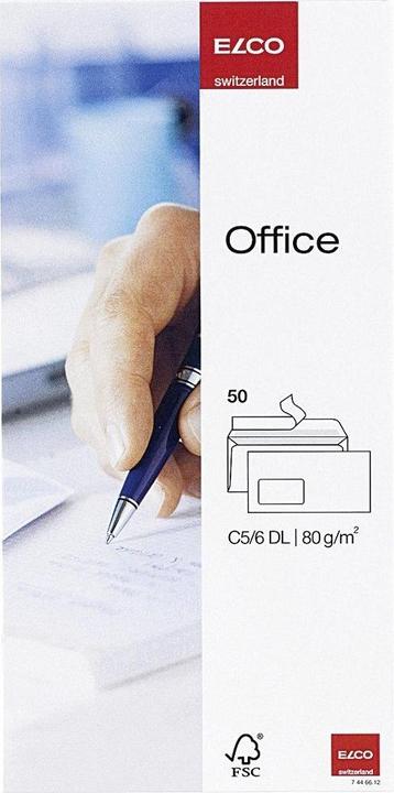 Produktbild Elco Briefumschläge Office in Kleinpackung (C5/6, 50 x)