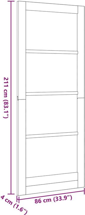 Produktbild vidaXL Interior Tür