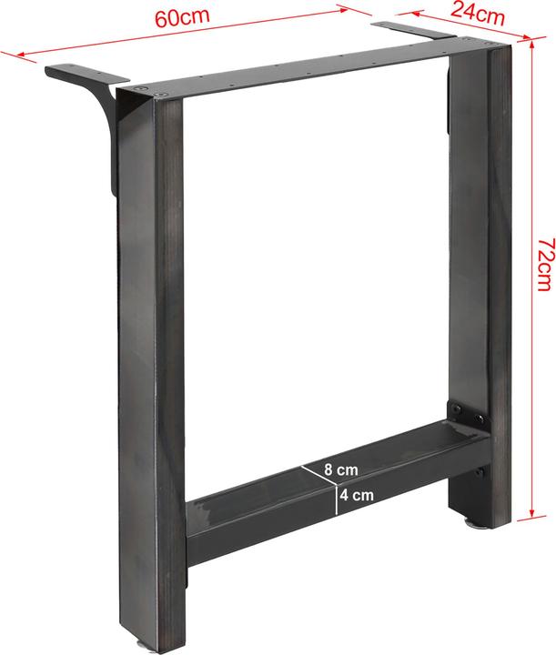 Immagine prodotto Wiltec Set di gambe da tavolo