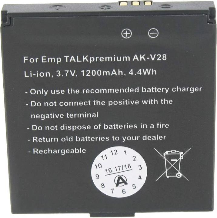 Produktbild AccuCell Akku Emporia AK-V28, AK-V29, 40426 TalkPlus