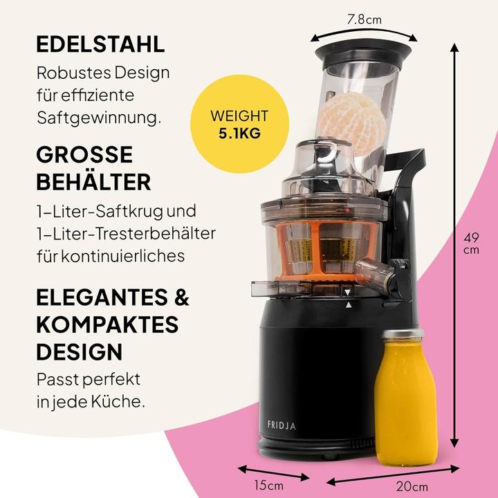 Produktbild Fridja Masticating Juicer, 240W