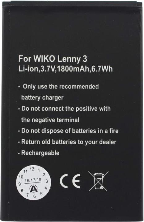 Immagine prodotto Wiko Akku Lenny 3, 5030