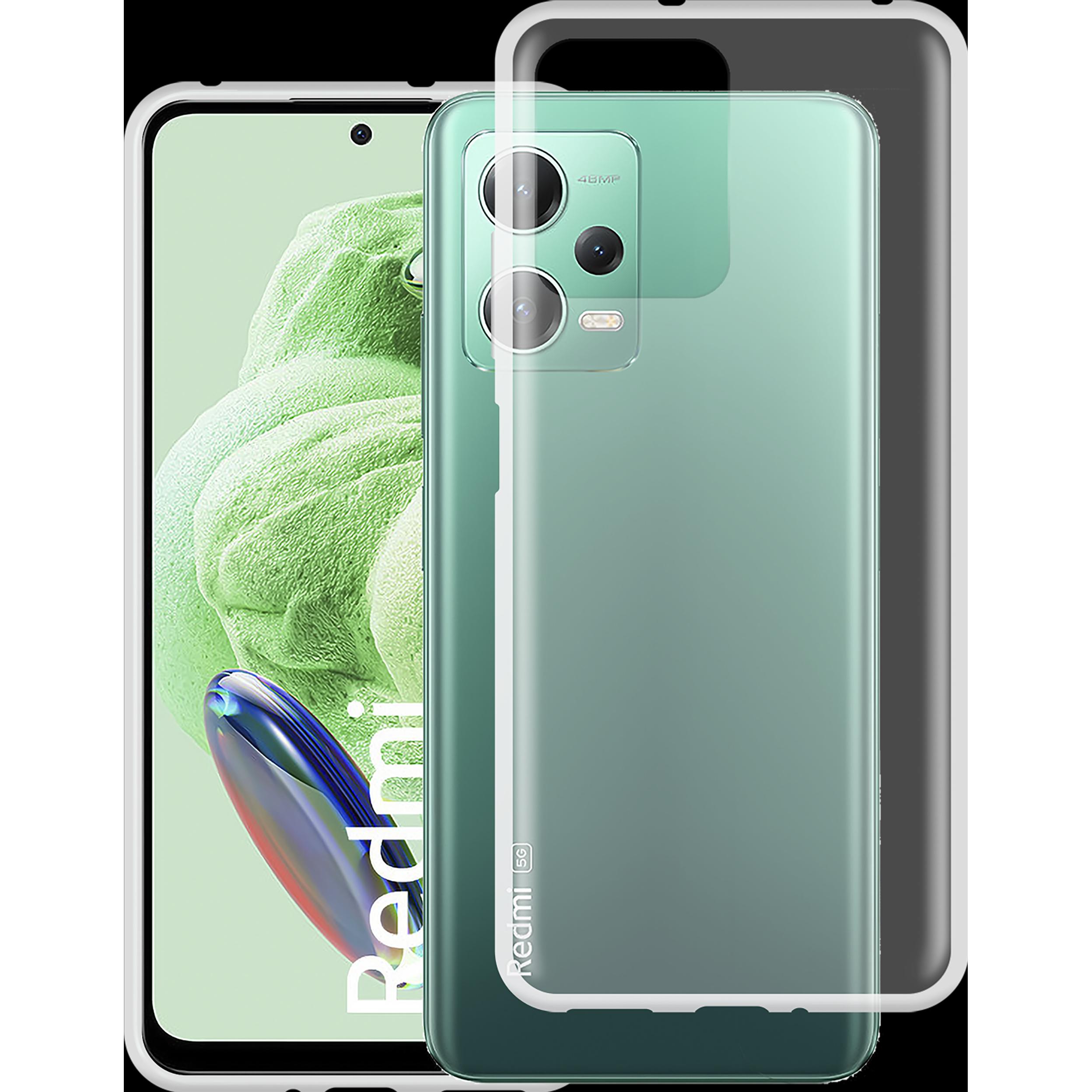 Thumbnail - Cazy Silikon Hülle Kompatibel mit Xiaomi Redmi Note 12 5G - Soft TPU Schutz - Transparant (Xiaomi Redmi Note 12 5G), Sma...