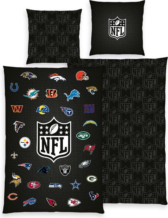 Image du produit NFL Linge de lit (160 x 200 cm, 80 x 80 cm)
