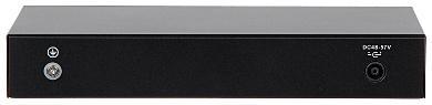 Image du produit Dahua PoE PFS3010-8ET-96-V2 Commutateur réseau Gigabit Ethernet non géré (10/100/1000) Power over Ethernet (10 Ports)