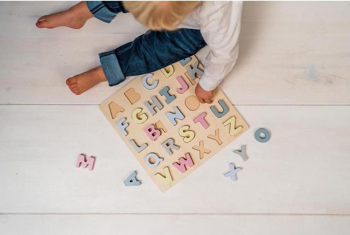 Produktbild Kindsgut Holzpuzzle ABC blau,gelb,rosa