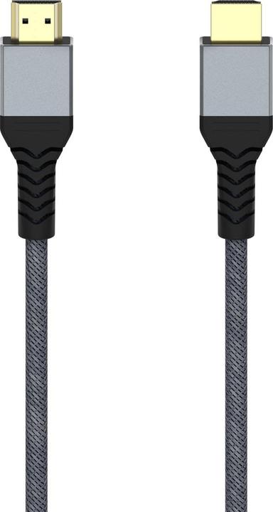 Productafbeelding Hama Ultra Hoge Snelheid HDMI™ kabel, mannelijk-mannelijk, 8K, metaal, 2,0 m (2 m, HDMI, 1.2)