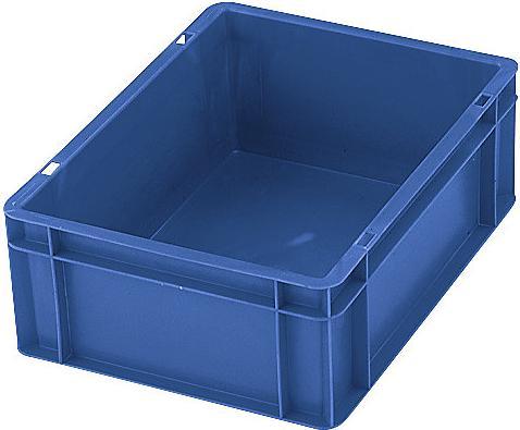 Actual product image kaiserkraft Euro format stacking containers, walls and bottom closed