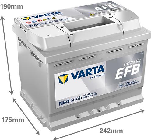 Produktbild Varta N50 Blue Dynamic EFB 550 500 055 Autobatterie 50Ah (12 V, 50 Ah, 550 A)