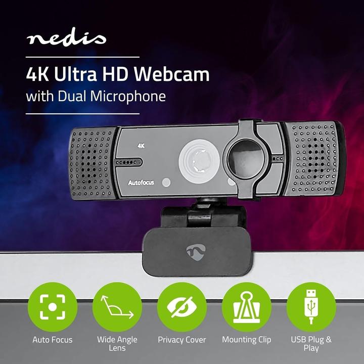 Produktbild Nedis WCAM120BK (8.30 Mpx)