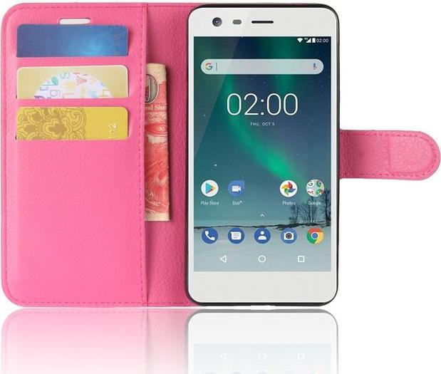 Immagine prodotto MU Classic Copertina in pelle con texture litchi (Nokia 2)