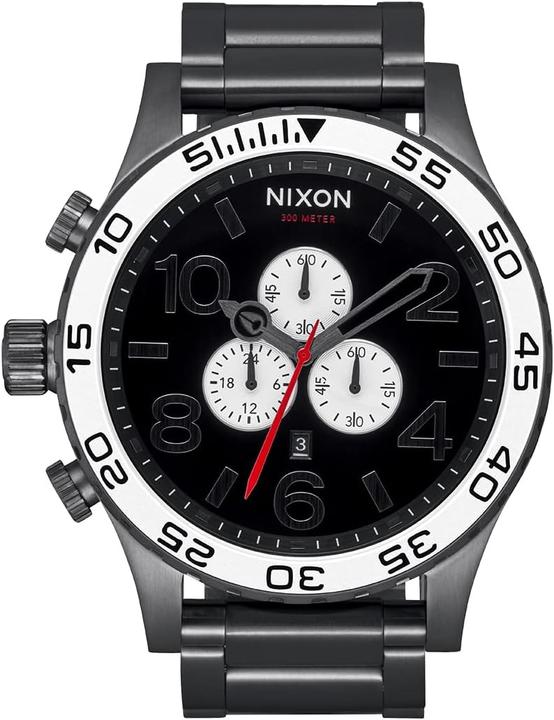 Nixon Oversized Chronograph Watch with 300 Meter Water Resistance (Chronograph, 51 mm)