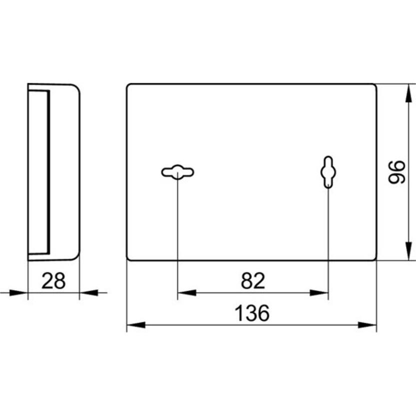 Thumbnail - Keuco, Spiegel, Hygienebeutelspender ABS-Kunststoff we