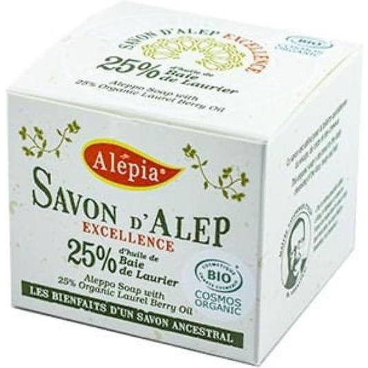 Alepia, Sapone mani, Sapone di Aleppo all'oliva - Laurel Eco 190 g - (Sapone duro)