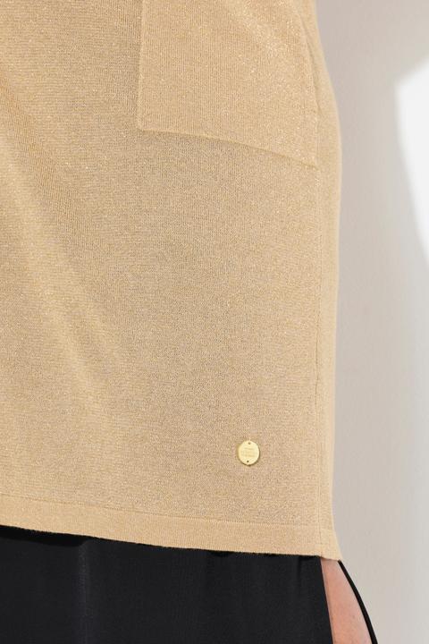 Immagine prodotto Ulla Popken Cardigan lungo e aperto con scollo a V e collo alto (54)