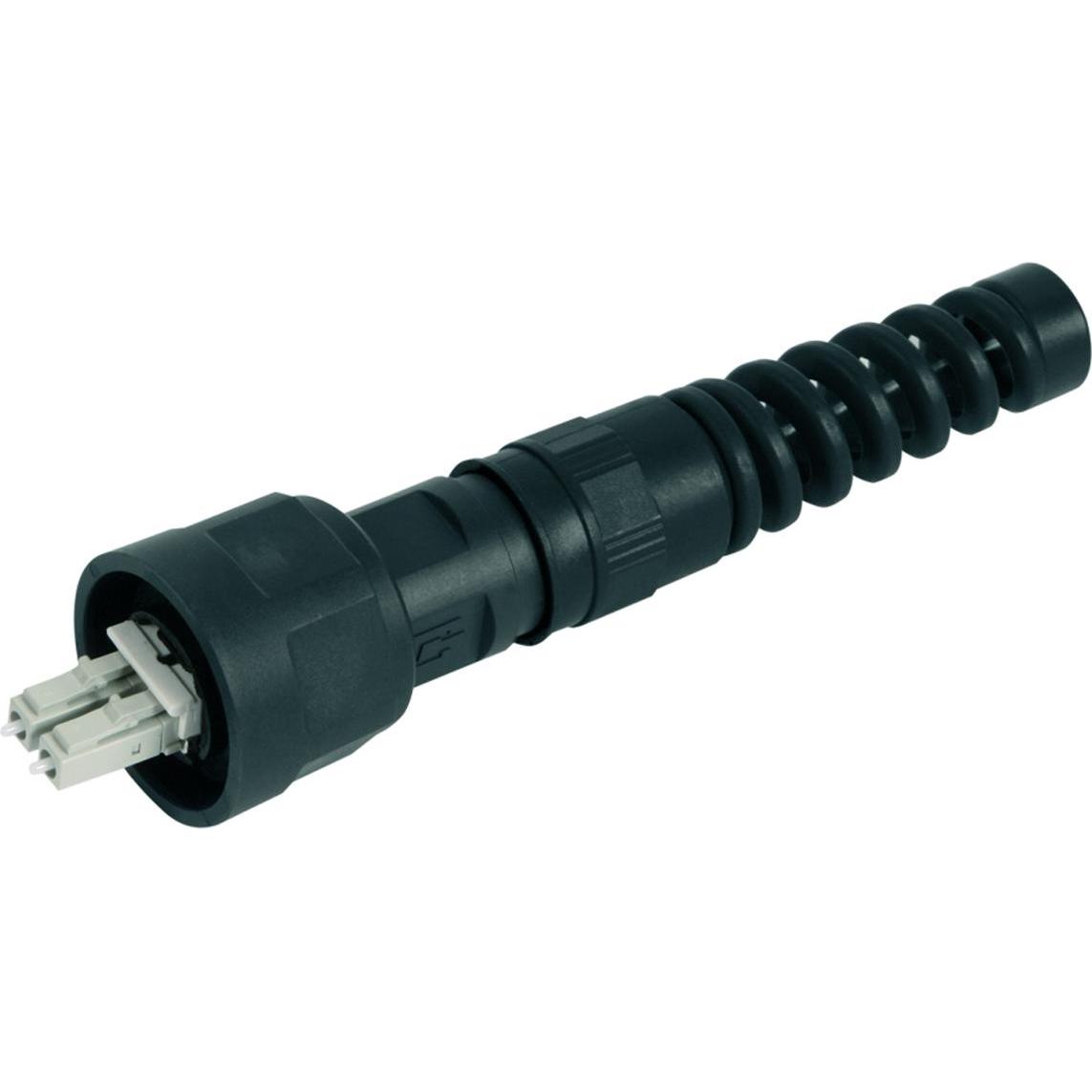 Telegärtner STX V1 LC-D Steckerset, Server Zubehör, Schwarz