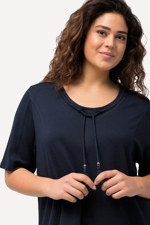 Produktbild Ulla Popken Sweatshirt, Stehkragen, Zierband, Halbarm, Modalmix (50, 52)
