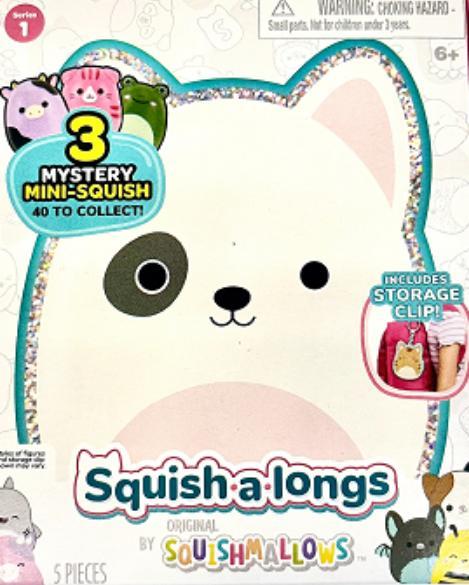 Productafbeelding Squishmallows Squish-a-longs 2,5 cm Nøglering 3-pak - verschillende varianten