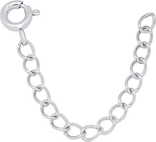 Candy Kettenverlängerung, 925 Sterling Silber (925 Sterling Silber, 5 cm)