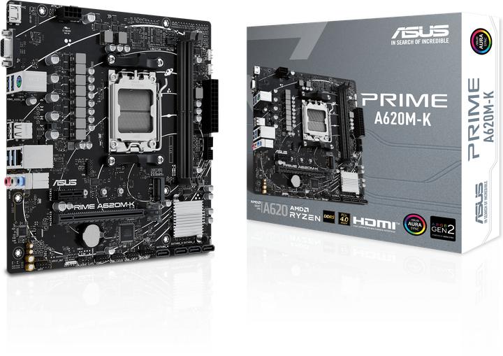 Immagine prodotto ASUS PRIME A620M-K (AM5, AMD A620, mATX)