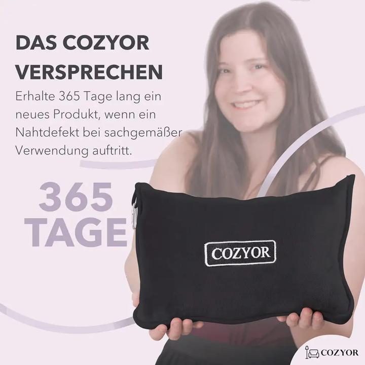 Immagine prodotto Cozyor Coperta da viaggio e cuscino da viaggio 2 in 1 per l'aereo (Cuscino per testa e collo)