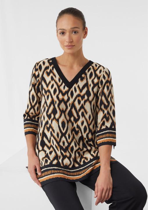 Immagine prodotto Comma Bluse Tunikabluse mit All-over-Print und 3/4-Ärmeln (36)