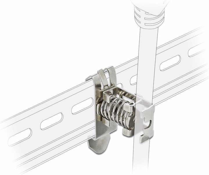 Immagine prodotto Delock Morsetto di schermatura 3 - 8mm per la guida top-hat/DIN Rail
