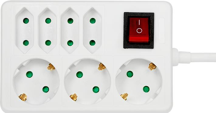 Actual product image LogiLink Socket strip (7x, CEE 7/3, 5 m)