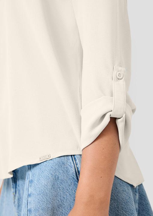 Immagine prodotto s.Oliver Tunikabluse mit Krempeldetail am Ärmel (38)