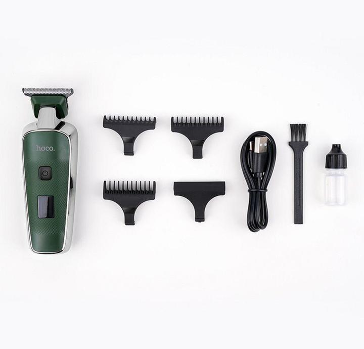 Actual product image Hoco Other electric hair clipper with digital display HP23 green