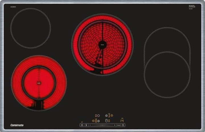 Produktbild Constructa Elektro-Kochfeld, 80 cm, Schwarz, Mit Rahmen aufliegend, CA328355