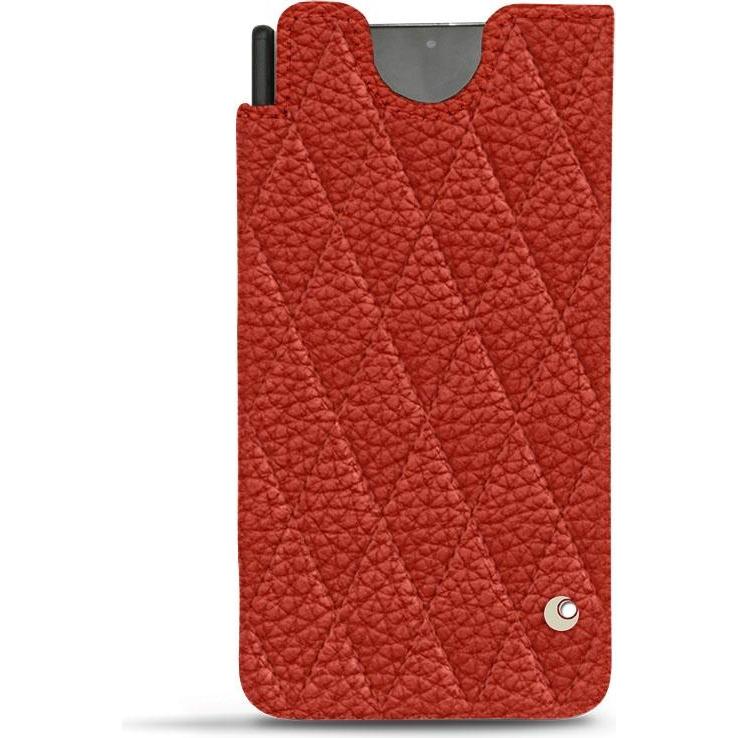 Noreve Lederschutzhülle (Samsung Galaxy S21 Ultra), Smartphone Hülle, Orange