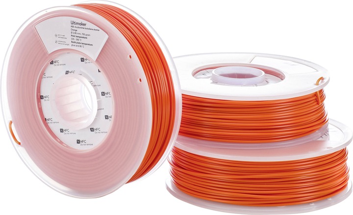 Immagine prodotto Ultimaker Abs (ABS, 2.85 mm, 750 g, Arancia)