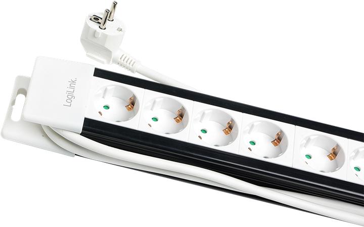Actual product image LogiLink socket strip (8 x, CEE 7/3, 3 m)