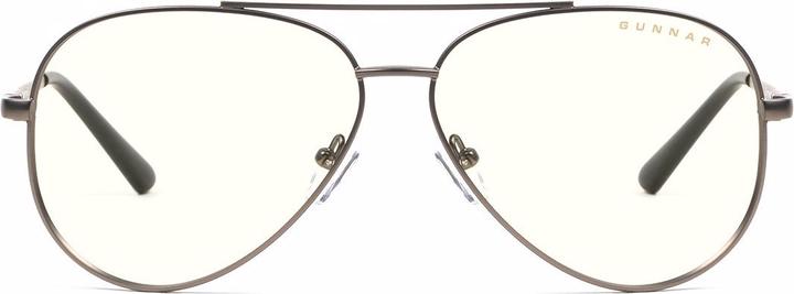 Actual product image Gunnar Maverick Gunmetal Clear-Glas