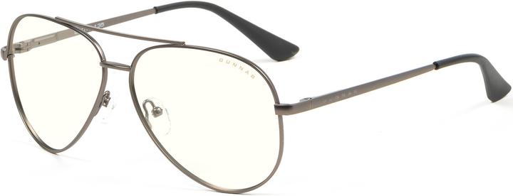 Actual product image Gunnar Maverick Gunmetal Clear-Glas