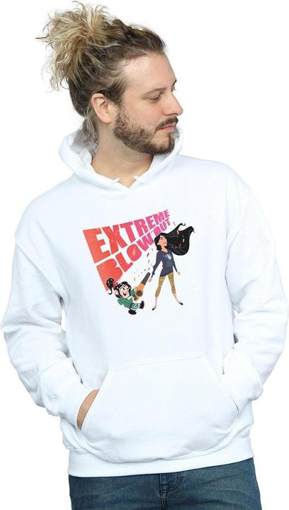 Immagine prodotto Disney Wreck It Ralph Pocahontas And Vanellope Felpa con Cappuccio Uomo (3XL)