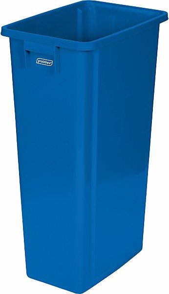 Actual product image Probbax Plastic recyclable waste collector, capacity 60 l, blue, without lid. (60 l)